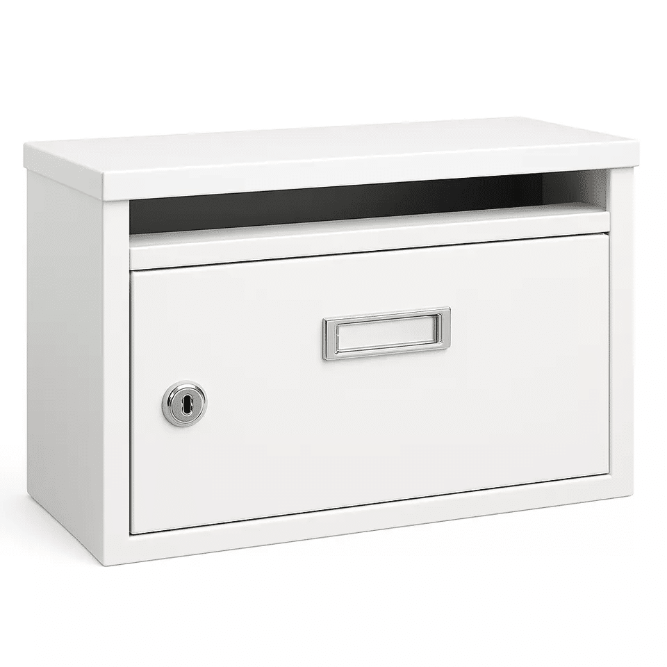 cassetta postale 1 posto bianco Cassetta postale condominiale posta buca lettere casa condominio 1 posto bianco 441ds - immagine 1