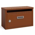 Cassetta postale condominiale posta buca lettere casa condominio 1 posto marrone 472ds