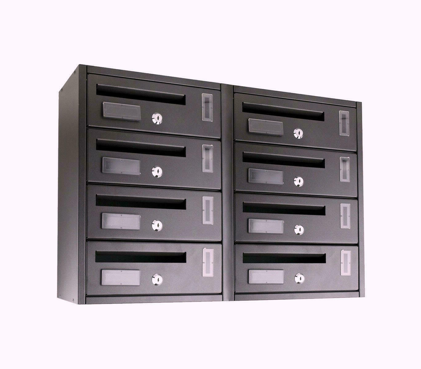 cassetta_8.jpg CASSETTA POSTALE CONDOMINIALE POSTA BUCA LETTERE 8 POSTI CASA CONDOMINIO 742 - immagine 1