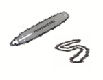 KIT LAMA BARRA MOTOSEGA CON CATENA LAME 45CM PROFESSIONALE + CATENA RICAMBIO OX - immagine 2