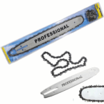 KIT LAMA BARRA MOTOSEGA CON CATENA LAME 45CM PROFESSIONALE + CATENA RICAMBIO OX - immagine 3