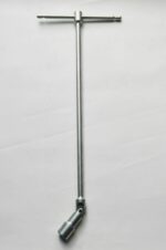 CHIAVE A T SNODATA SNODO LUNGA BUSSOLE BUSSOLA CANDELA CANDELETTE CANDELE 11 MM - immagine 2