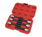 CHIAVI A BUSSOLA TORX FEMMINA LUNGHE CHIAVE E10 E20 IMPATTO 1/2" 6 PZ 561xi