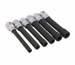 CHIAVI A BUSSOLA TORX FEMMINA LUNGHE CHIAVE E10 E20 IMPATTO 1/2" 6 PZ 561xi - immagine 2