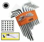 SET CHIAVI ESAGONALI ELLE L BALL POINT MILLIMETRI POLLICI 25 PZ 1,3 10 MM 204 OX - immagine 2