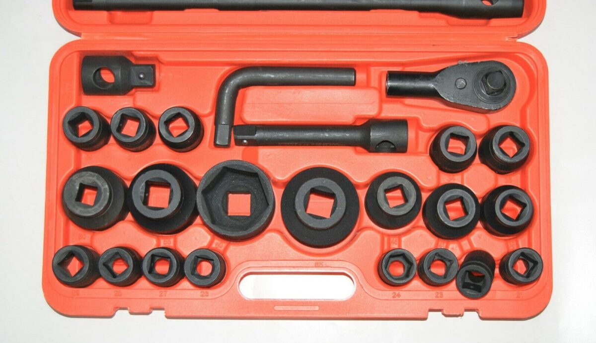 CHIAVI BUSSOLA GIGANTI 3/4 26 PZ 21 65MM CRICCHETTO PROLUNGA CAMION RINFORZATE M - immagine 2