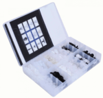 Clip fermi carrozzeria paraurti pannelli rivetti plastica 345 pz peugeot 423sa - immagine 3