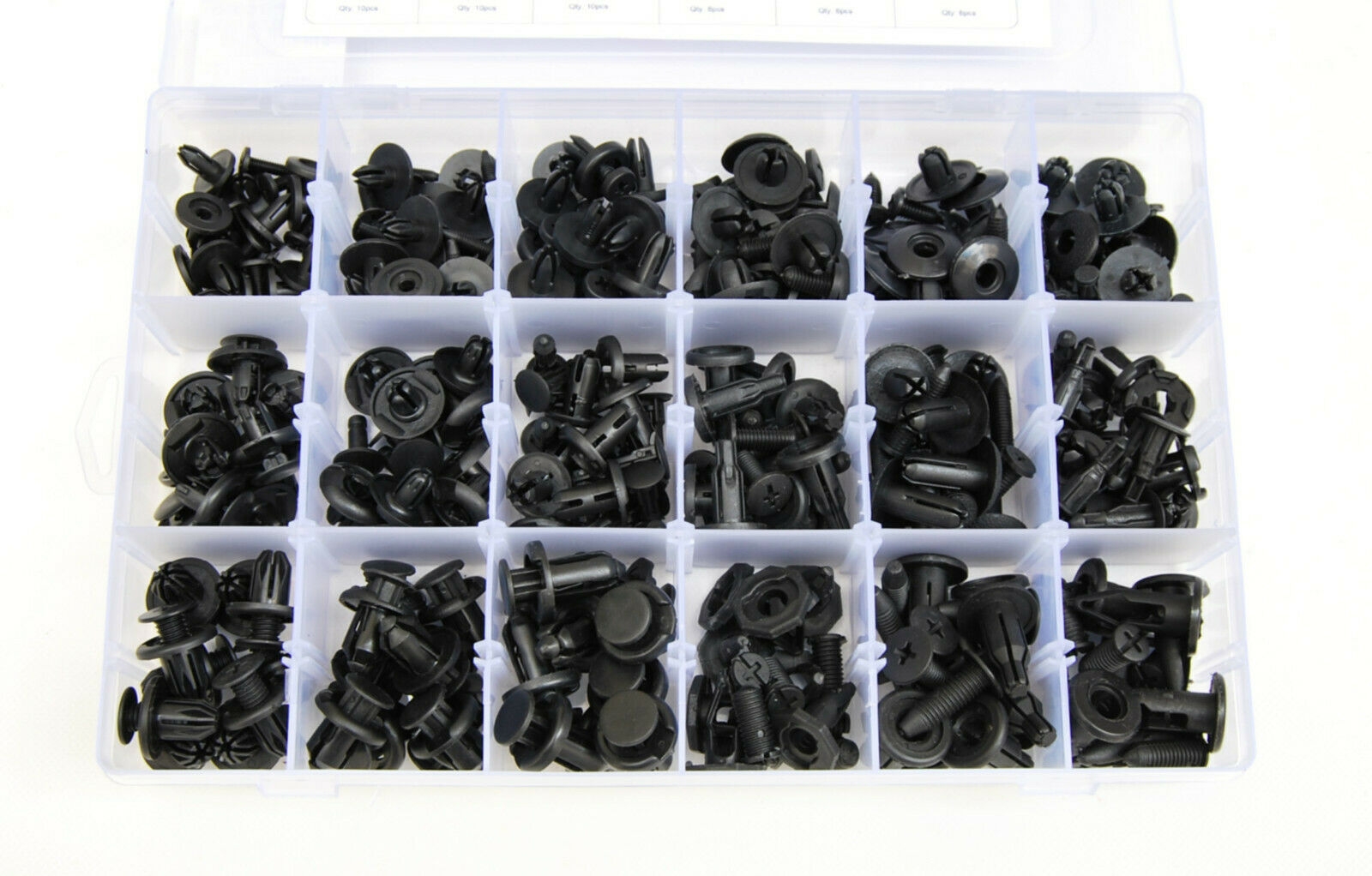 clip.jpg ACCESSORI CLIP 190 PZ INCASTRO CARROZZERIA FERMI PARAURTI PANNELLI PORTIERE 864 - immagine 1