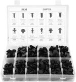 CLIP RIVETTI VITI DI FISSAGGIO PLASTICA 240 PZ AUTO CARROZZIERE PANNELLI 190BA