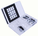 Clip fermi carrozzeria paraurti pannelli rivetti plastica 345 pz peugeot 423sa