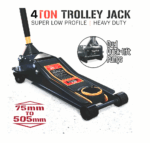 CRICK AUTO 4 TON RIBASSATO DOPPIO PISTONE BASSO CARRELLO OFFICINA CRIC BASSO - immagine 4