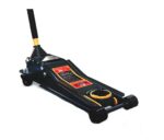 CRICK AUTO 4 TON RIBASSATO DOPPIO PISTONE BASSO CARRELLO OFFICINA CRIC BASSO - immagine 3