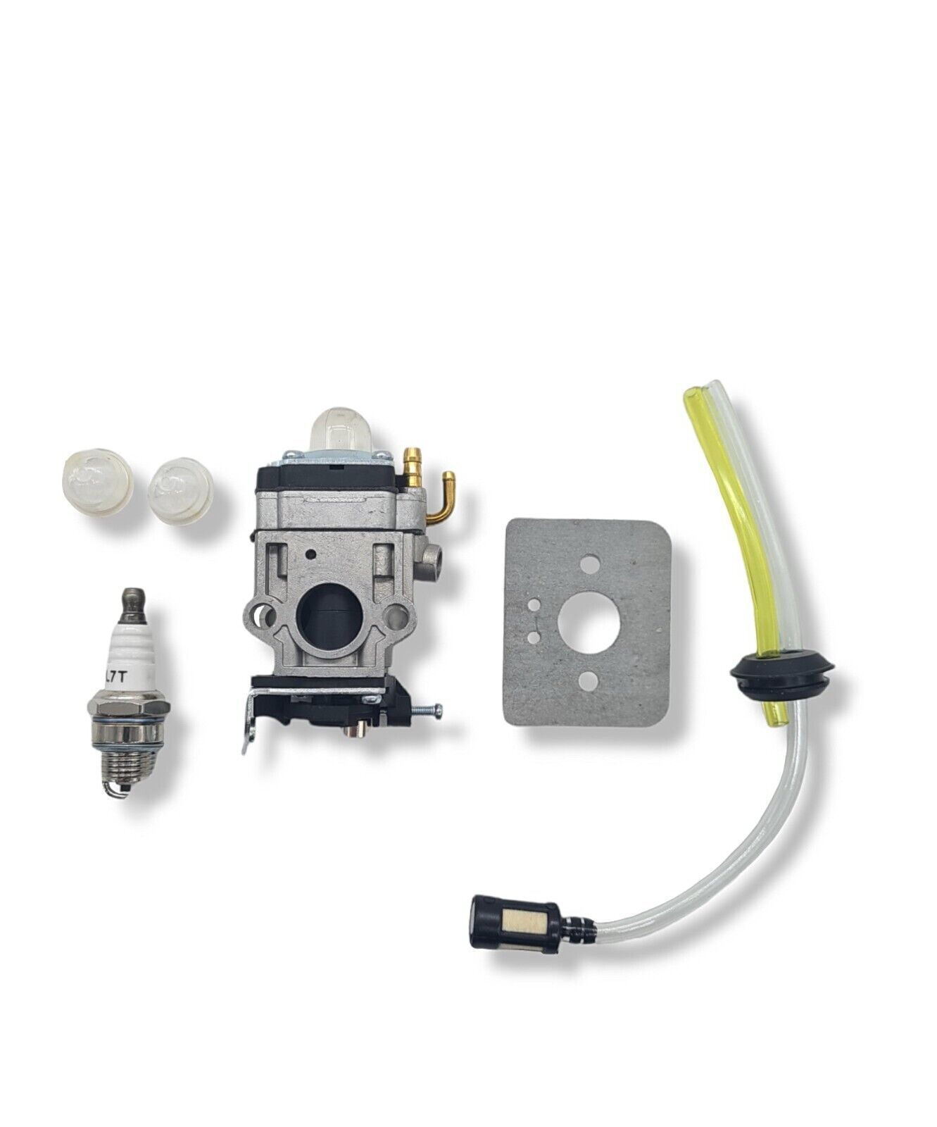 deces KIT CARBURATORE TUBI FILTRO CANDELA DECESPUGLIATORE TAGLIAERBA SCOPPIO43 50 CC - immagine 1