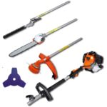 Decespugliatore a scoppio troncarami potatore tagliasiepi svettatoio motosega 4 in 1 52cc 520br - immagine 2