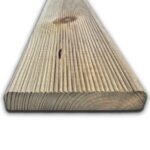 PAVIMENTO LISTELLO PER ESTERNO LISTONE DECKING TAVOLA IN LEGNO 1,9x9,6x240 cm IMPREGNATO