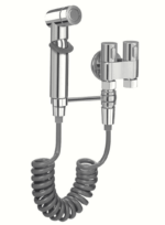 KIT DOCCETTA DOCCINO MISCELATORE BIDET BAGNO RUBINETTO PULIZIA WC CROMATO 359sw