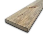 PAVIMENTO LISTELLO PER ESTERNO LISTONE DECKING TAVOLA IN LEGNO 1,9x9,6x240 cm IMPREGNATO - immagine 3