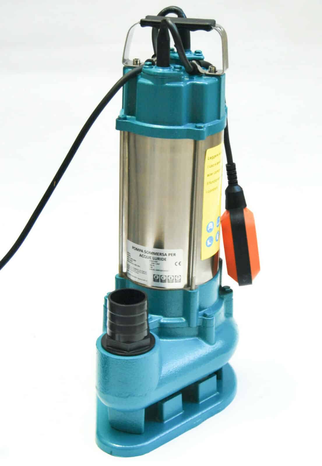 elett ELETTROPOMPA POMPA 1.5 SOMMERSA TRITURATRICE ACQUE SPORCHE FOGNA TRITURATORE TK - immagine 1