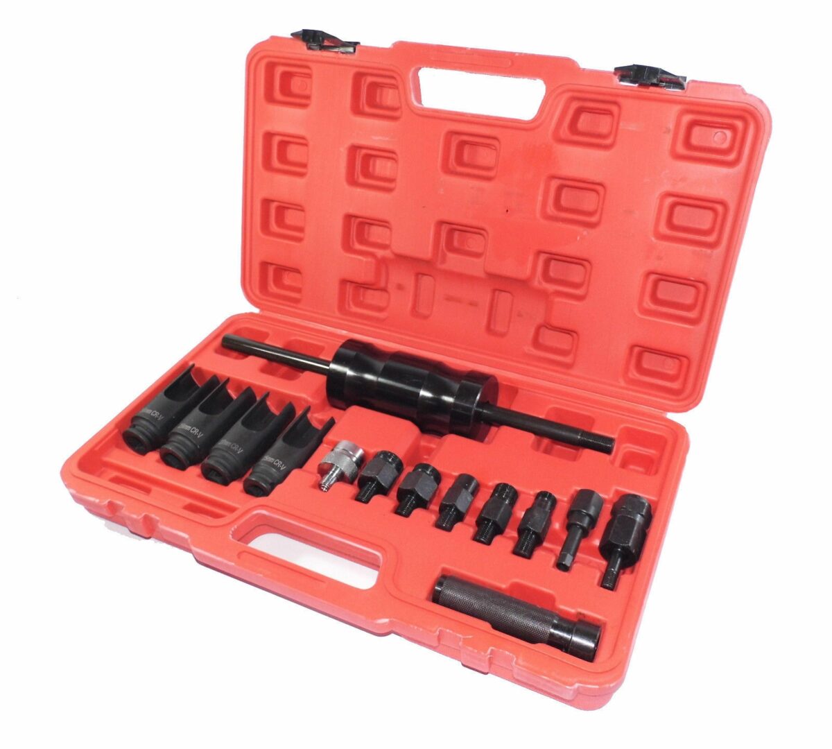 KIT 14 ACCESSORI ESTRATTORE INIEZIONE MARTELLO ESTRAZIONE INIETTORI UNIVERSALE 561 - immagine 2