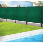 TELO COPERTURA FRANGIVISTA PVC CM 90x300 RECINZIONE BALCONE VERDE 342df - immagine 4