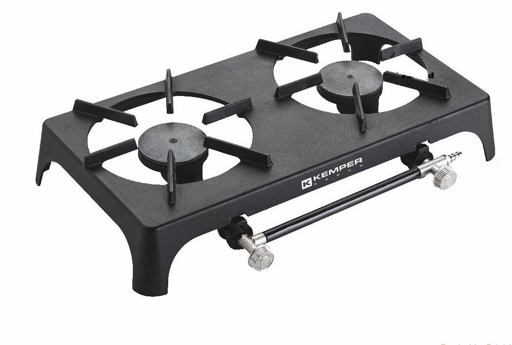 fornellone_2_fuochi.jpg FORNELLONE A GAS IN GHISA 2 FUOCHI BRUCIATORI FORNELLO CAMPEGGIO 718 KEMPER - immagine 1