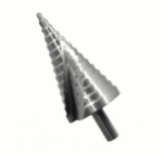 FRESA  A GRADINI SCALINI CONICA HSS 4-42 MM  ALLARGAFORI PUNTA