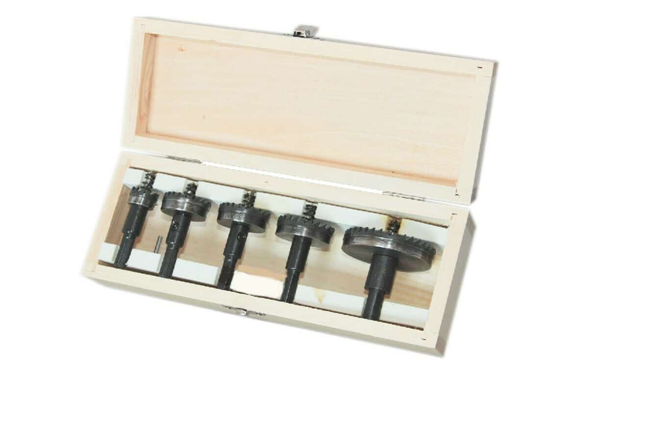 frese_1_2.jpg SET FRESE A TAZZA 5 PZ HSS DENTI IN METALLO DURO 18 55 MM PER FERRO CASSETTA N - immagine 1