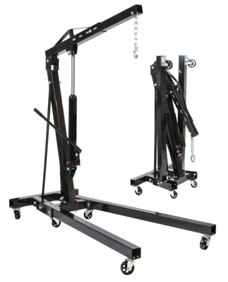 gruetta 1 GRUETTA GRU IDRAULICA 2000 KG PIEGHEVOLE 20 Q OFFICINA CAPRETTA MOTORI 2T 209a - immagine 1