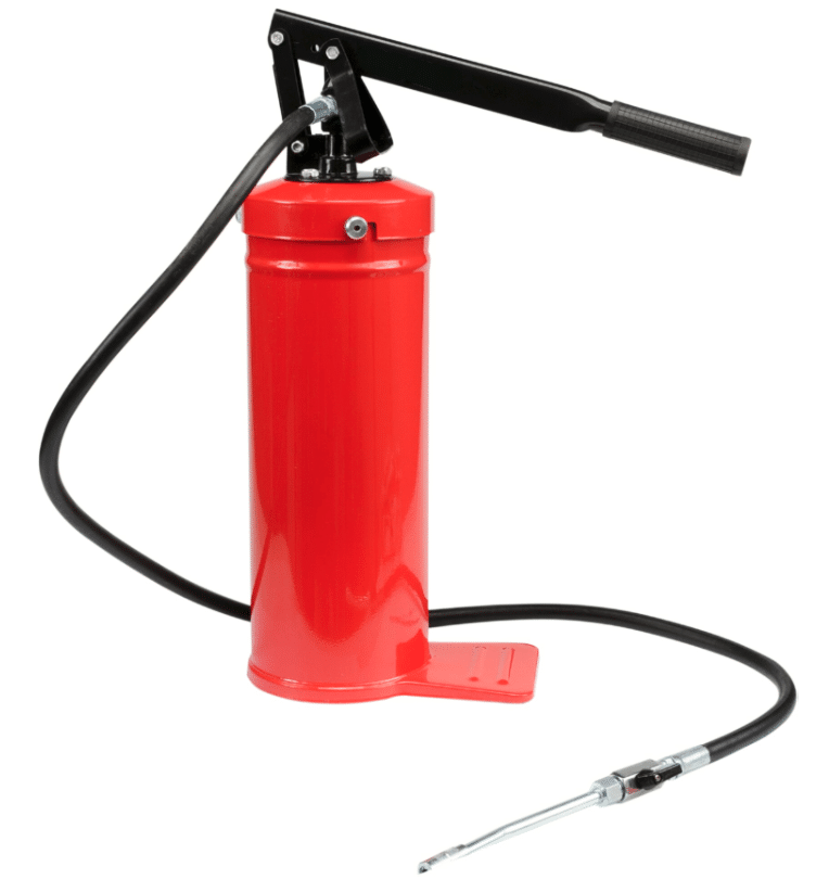 ingrassatore 8 kg INGRASSATORE A LEVA PRESSIONE BARILE FUSTO DA 8 KG ACCIAIO TUBO 1,5 MT 631to - immagine 1