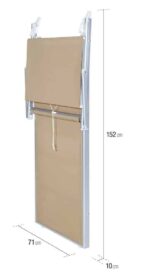 LETTINO MARE PRENDISOLE SPIAGGIA PISCINA ALLUMINIO PARASOLE REGOLABILE BEIGE SABBIA 909 - immagine 3