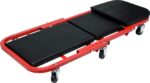 LETTINO SOTTO AUTO MACCHINA 2 IN 1 SGABELLO CARRELLO MECCANICO OFFICINA 802to