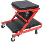 LETTINO SOTTO AUTO MACCHINA 2 IN 1 SGABELLO CARRELLO MECCANICO OFFICINA 802to - immagine 2