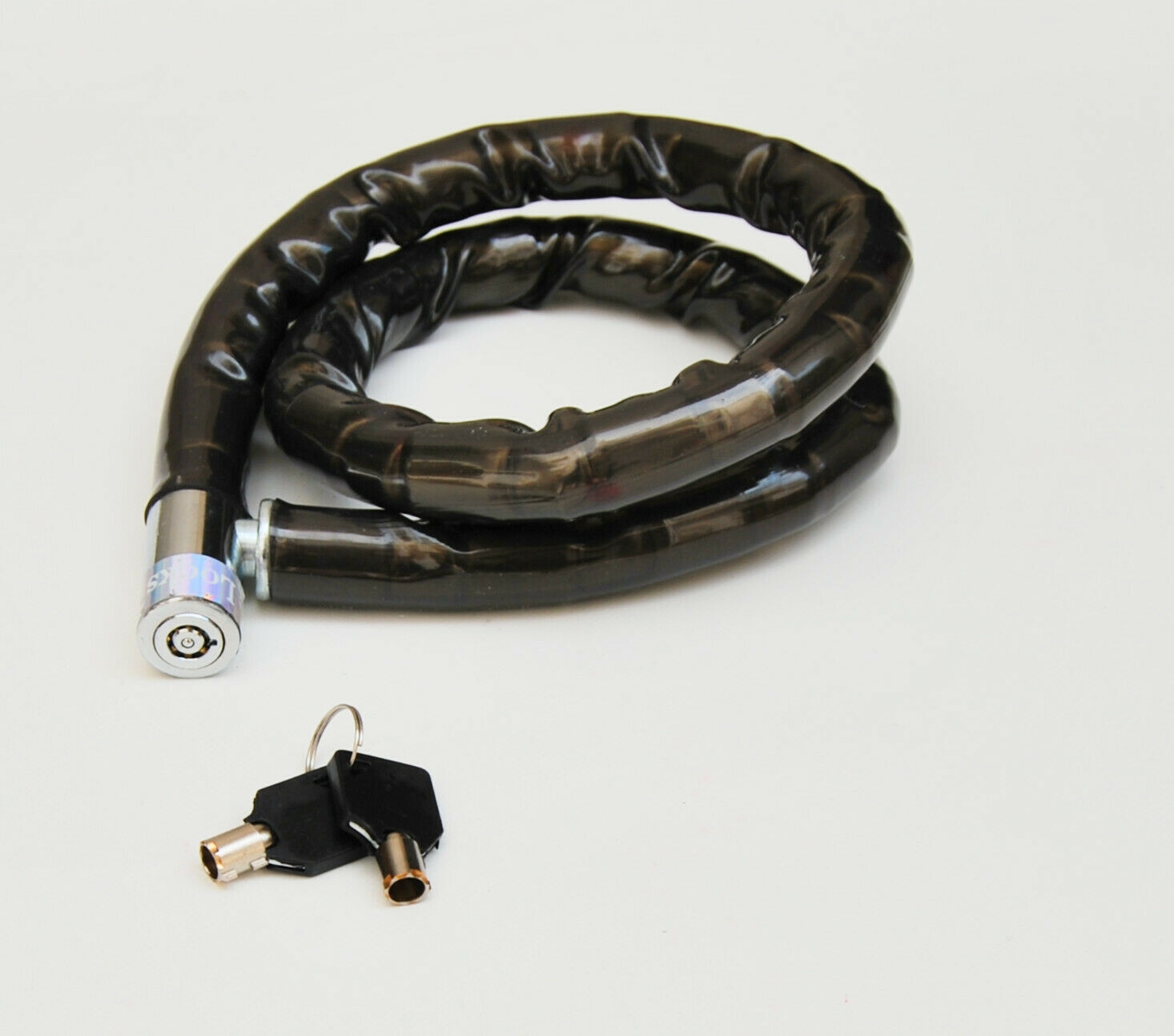 luch.jpg LUCCHETTO CATENACCIO CATENA BICI BICICLETTA MOTO SCOOTER CORAZZATO CHIAVI TIG - immagine 1