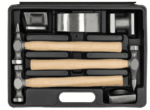 Kit martelli e tassi per riparazione auto carrozzeria carrozziere 7 pz 908to - immagine 2