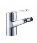 RUBINETTO MISCELATORE BIDET RUBINETTI BAGNO OTTONE CROMATO CON FLESSIBILI 191EA