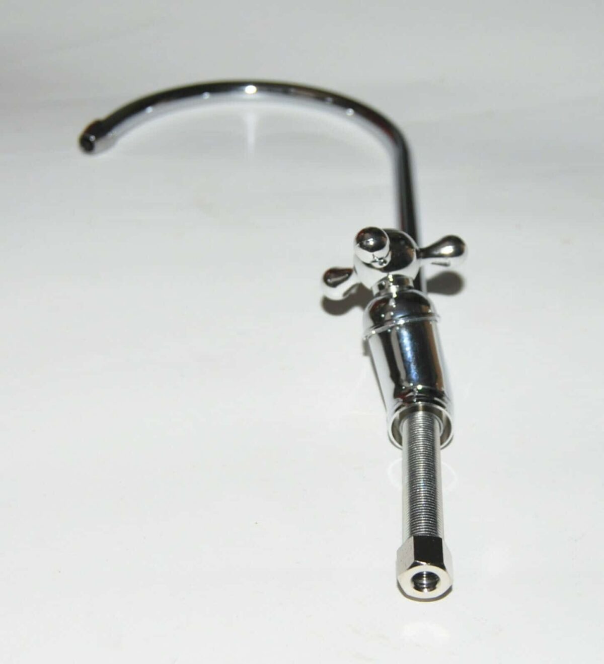 MISCELATORE RUBINETTO LAVELLO CUCINA CAMPER BARCA ESTRAIBILE CURVO SOTTILE 712 - immagine 3