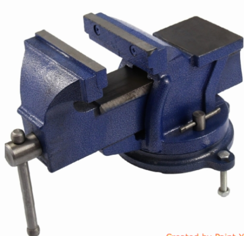 morsa_100_hobby.png MORSA DA BANCO INCUDINE STRETTOIO IN GHISA 100 mm hobby - immagine 1