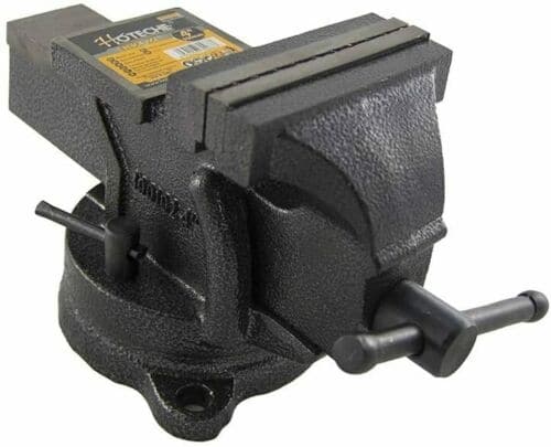 morsa_6.jpg MORSA DA BANCO INCUDINE STRETTOIO IN GHISA E ACCIAIO 100 mm 4" MORSE HOT 833 - immagine 1