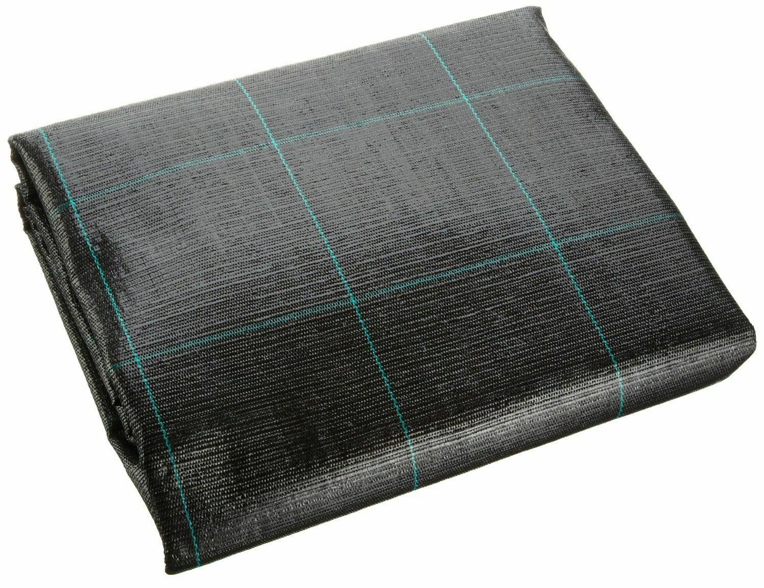 pacciamatura TELO PACCIAMATURA NERO QUADRETTATO VERDE POLIPROPILENE ANTISTRAP MT 25 X 2 mt H - immagine 1