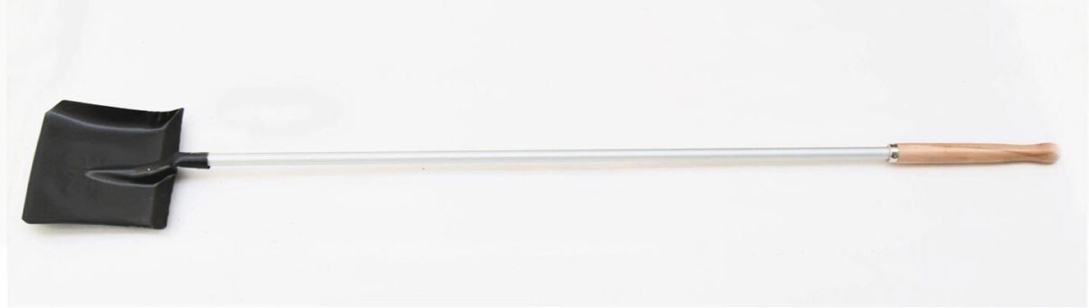 PALA CENERE BRACE IN ACCIAIO PER PIZZA FORNO A LEGNA RACCOGLI CENERI CARBONE 460 - immagine 2