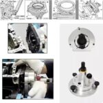 Kit strumento montaggio rimozione flangia albero motore paraolio audi vw vag 107xi - immagine 5