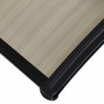 PENSILINA TETTOIA POLICARBONATO ALVEOLARE PLEXIGLAS COPERTURA 150x100cm FUME 723v - immagine 4