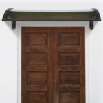 PENSILINA TETTOIA POLICARBONATO ALVEOLARE PLEXIGLAS COPERTURA 150x100cm FUME 723v - immagine 5