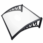 PENSILINA TETTOIA POLICARBONATO COMPATTO PLEXIGLAS COPERTURA 100x80 cm 532v