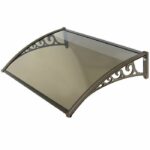 PENSILINA TETTOIA POLICARBONATO COMPATTA PLEXIGLAS COPERTURA 100x80cm MARR 556