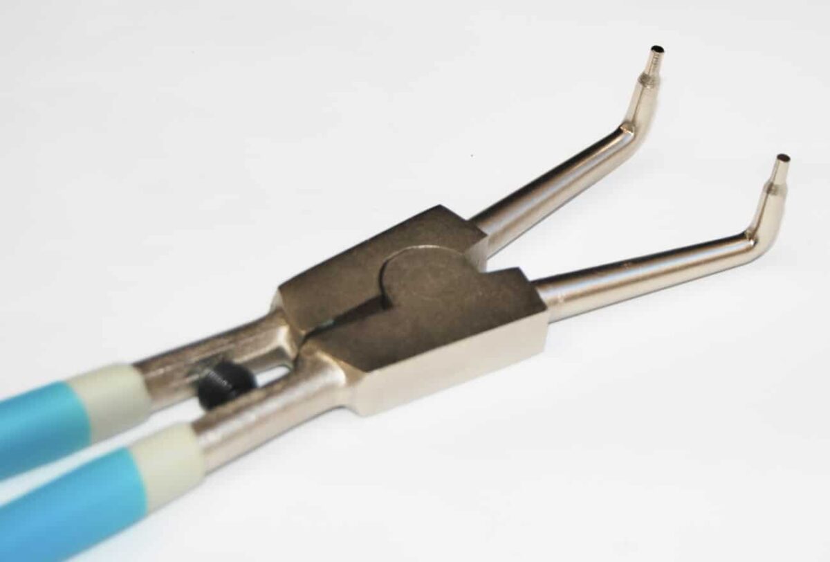 PINZA PINZE SEEGER FERMI ANELLI ESTERNI 330 mm APRIRE ALLARGARE CURVA SINGOLA - immagine 2