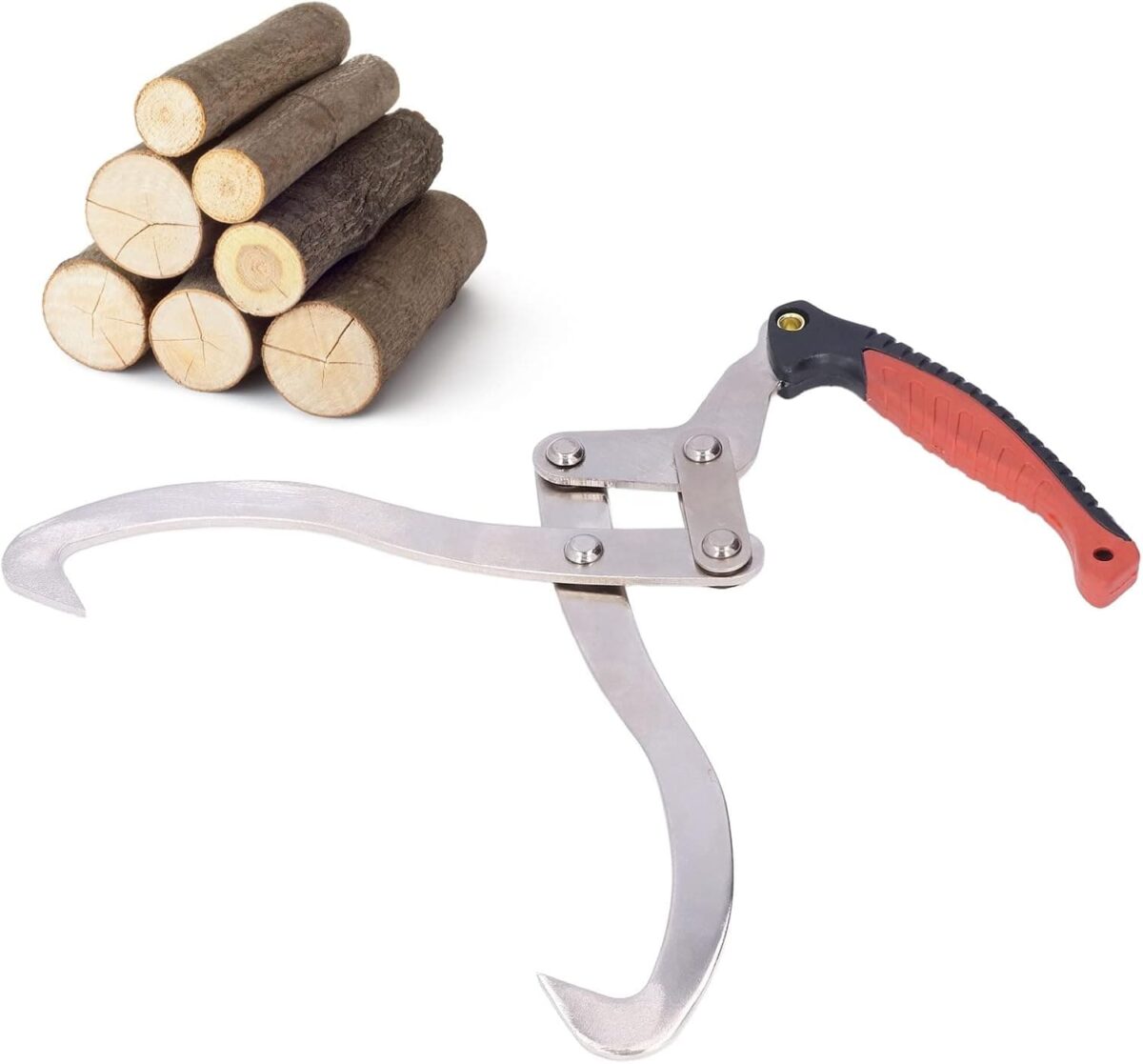 Pinza strumento autobloccante per sollevamento tronchi apertura 300mm 411to - immagine 2