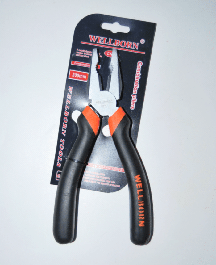 pinza_5.png PINZA 8" 200 mm MANICI ISOLATI RIVESTITI IN GOMMA ANTISCIVOLO ELETTRICISTA 552 - immagine 1