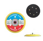 PLATORELLO DISCO 6 FORI A STRAPPO 150 mm PER LEVIGATRICE ROTORBITALE 6 POLLICI - immagine 3