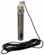 ELETTROPOMPA ACQUA SOMMERSA IMMERSIONE PERIFERICA MONOFASE POZZO 4" 1HP OTTONE - immagine 10